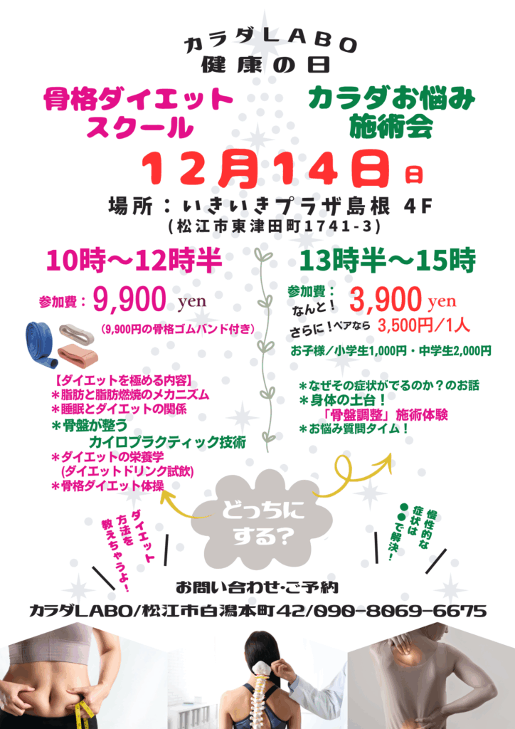 カラダLABO　健康の日　いきいきプラザ島根4F